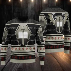 2025 Christmas Warhammer Grey Knights Iconic Ugly Christmas Sweater