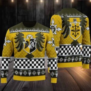 2025 Christmas Warhammer Imperial Knights House Hawkshroud Iconic Ugly Christmas Sweater