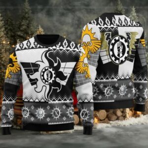 2025 Christmas Warhammer Iron Hands Iconic Ugly Christmas Sweater