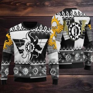 2025 Christmas Warhammer Iron Hands Iconic Ugly Christmas Sweater