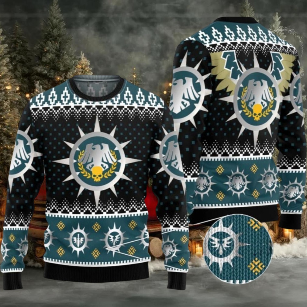 2025 Christmas Warhammer Raven Guard Iconic Ugly Christmas Sweater 2025 Christmas Warhammer Raven Guard Iconic Ugly Christmas Sweater