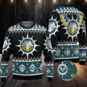 2025 Christmas Warhammer Raven Guard Iconic Ugly Christmas Sweater