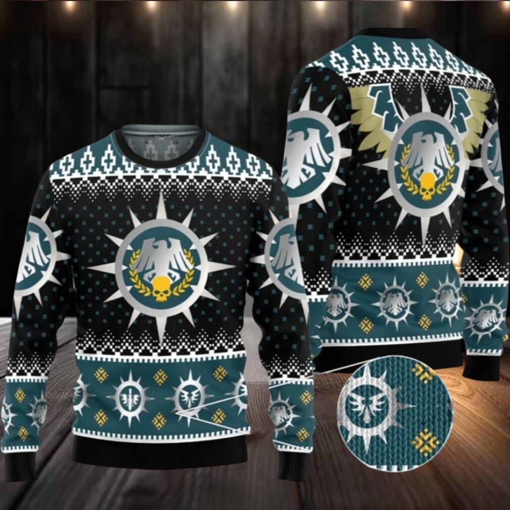 2025 Christmas Warhammer Raven Guard Iconic Ugly Christmas Sweater 2025 Christmas Warhammer Raven Guard Iconic Ugly Christmas Sweater