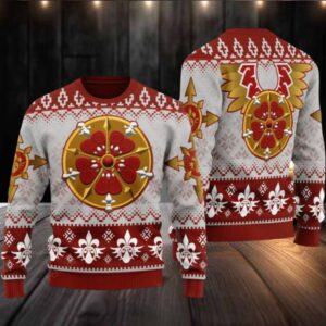 2025 Christmas Warhammer Sisters Of Battle Iconic Ugly Christmas Sweater