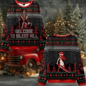 2025 Christmas Welcome to the Town Ugly Christmas Sweater