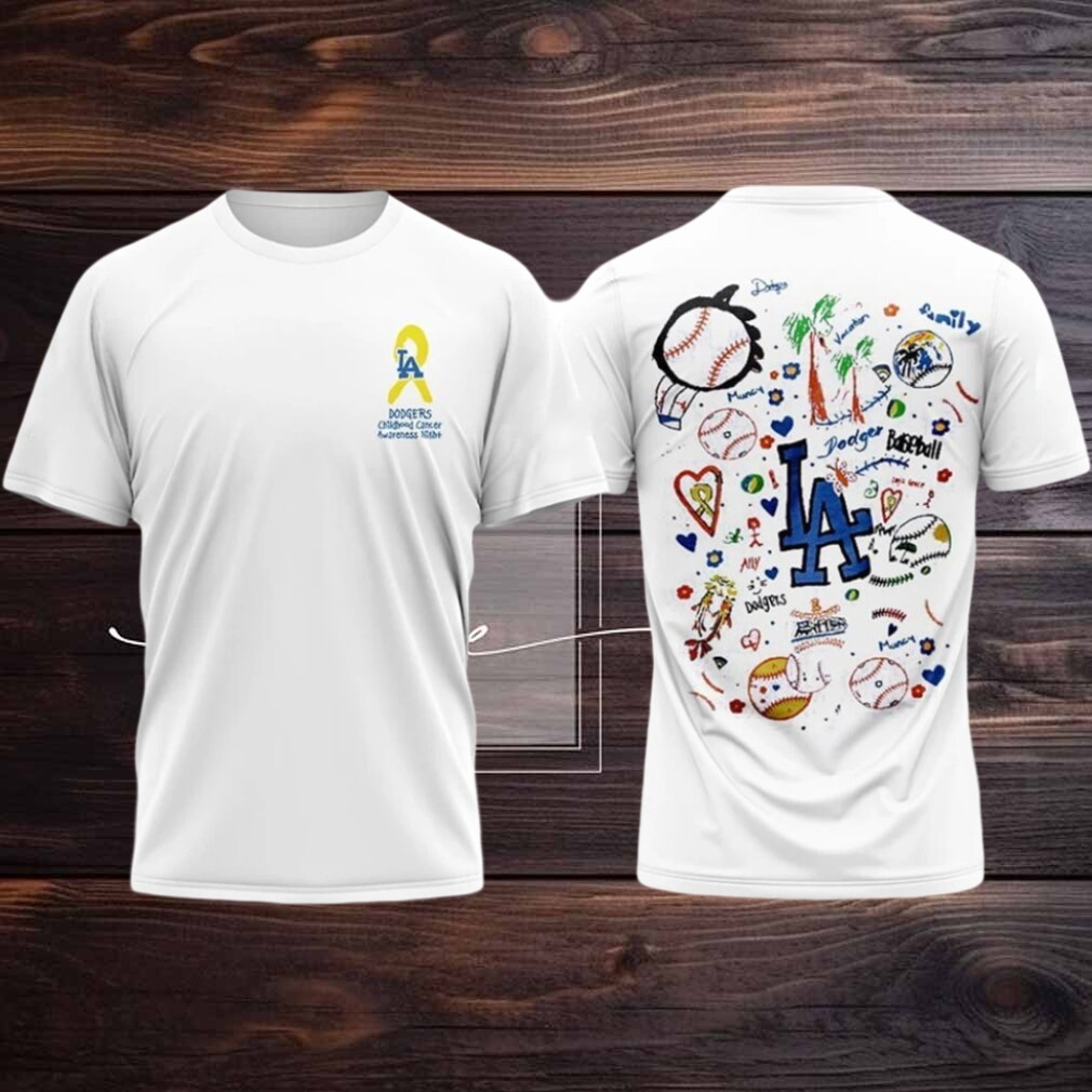 2025 Dodgers Childhood Cancer Awareness Night Logo Shirt 2025 Dodgers Childhood Cancer Awareness Night Logo Shirt
