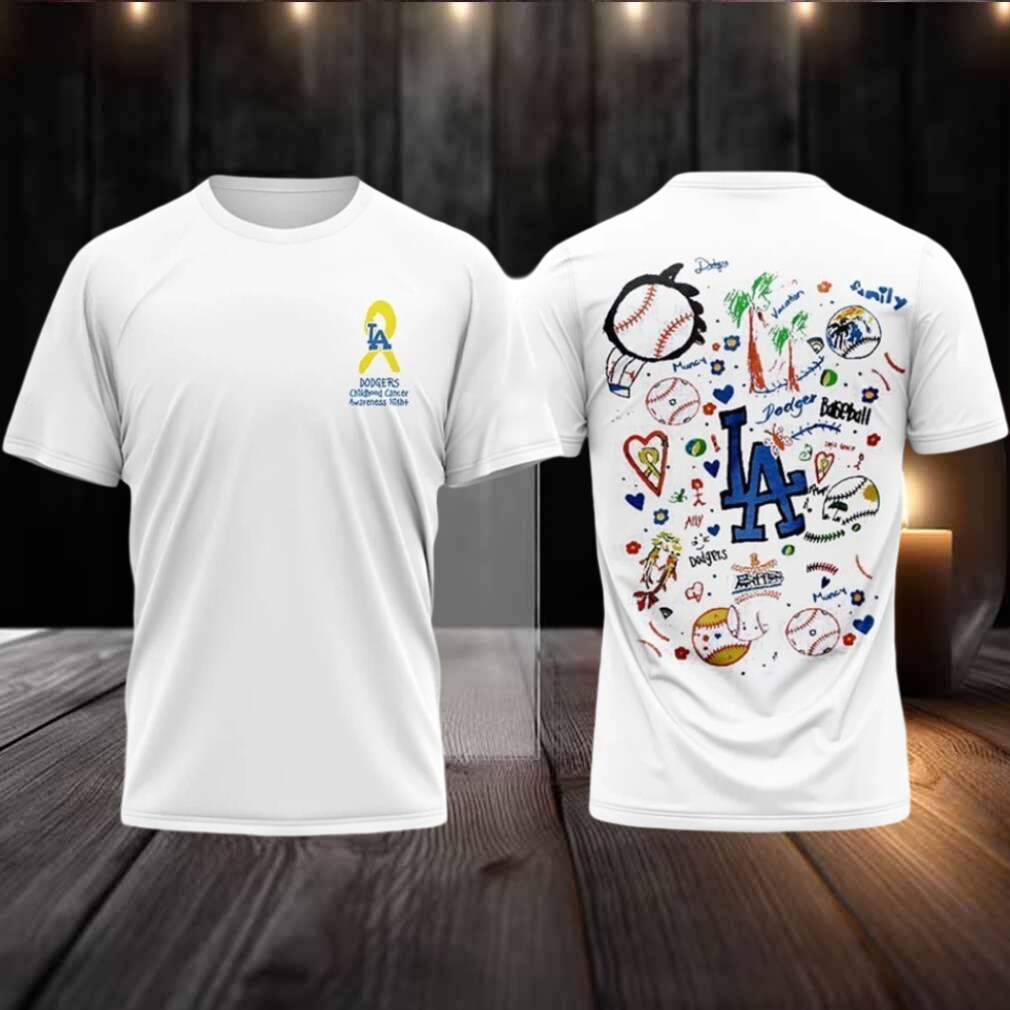 2025 Dodgers Childhood Cancer Awareness Night Logo Shirt 2025 Dodgers Childhood Cancer Awareness Night Logo Shirt