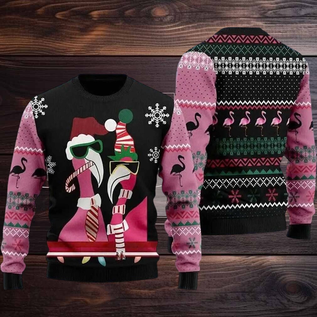 2025 Flamingo Ugly Christmas Sweater 2025 Flamingo Ugly Christmas Sweater