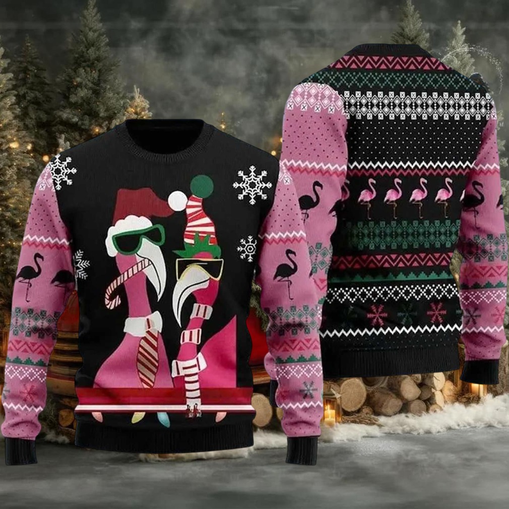 2025 Flamingo Ugly Christmas Sweater 2025 Flamingo Ugly Christmas Sweater