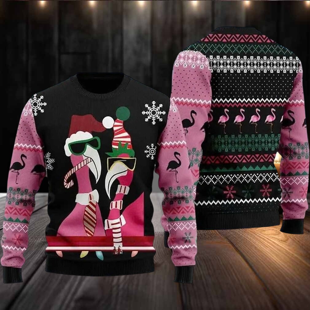 2025 Flamingo Ugly Christmas Sweater 2025 Flamingo Ugly Christmas Sweater