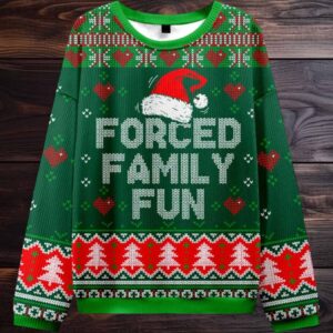 2025 Forced Family Fun Ugly Christmas Sweater