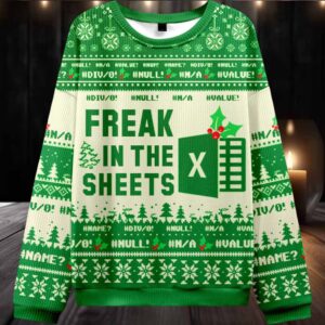 2025 Freak In The Sheets Ugly Christmas Sweater
