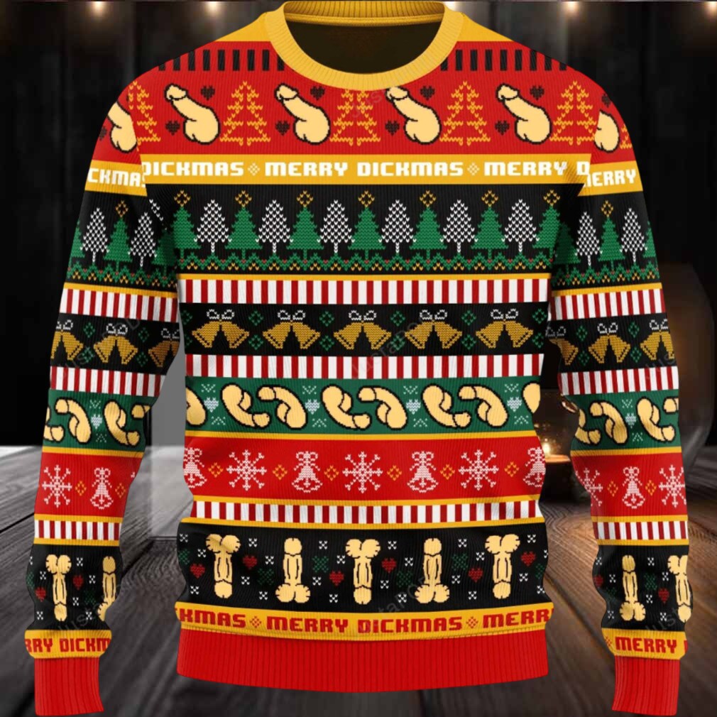 2025 Funny Dick Pattern Christmas Ugly Sweater 2025 Funny Dick Pattern Christmas Ugly Sweater