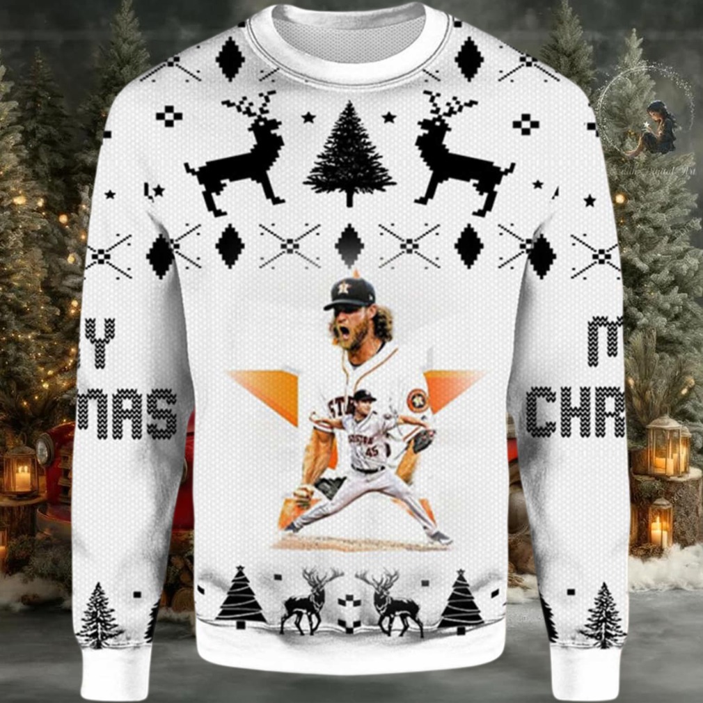 2025 Gerrit Cole Houston Astros Ugly Christmas Sweater 2025 Gerrit Cole Houston Astros Ugly Christmas Sweater