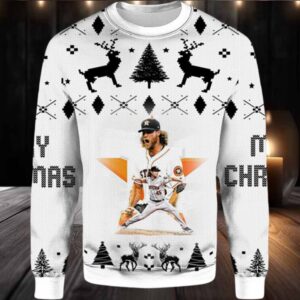 2025 Gerrit Cole Houston Astros Ugly Christmas Sweater