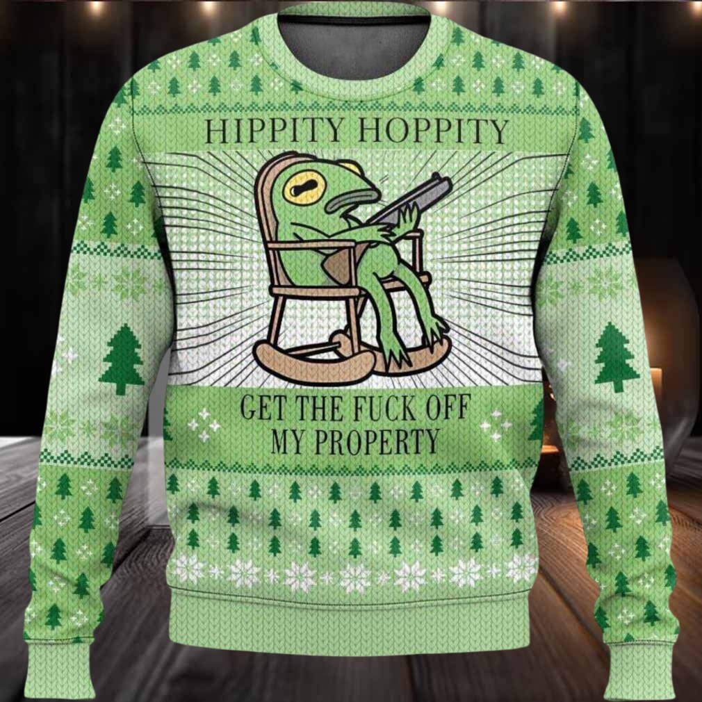 2025 Hippity Hoppity Frog Meme Christmas Christmas Ugly Sweater 2025 Hippity Hoppity Frog Meme Christmas Christmas Ugly Sweater