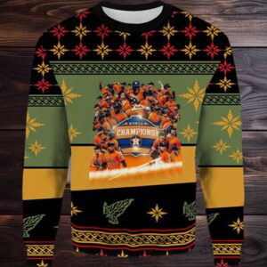 2025 Houston Astros World Championship Ugly Christmas Sweater