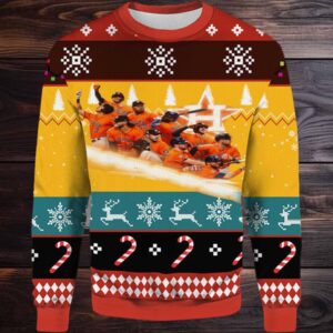 2025 Houston Astros World Series Bound Team Ugly Christmas Sweater