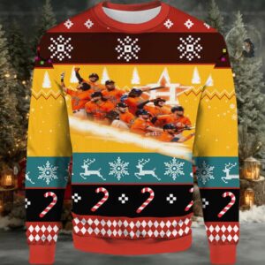 2025 Houston Astros World Series Bound Team Ugly Christmas Sweater