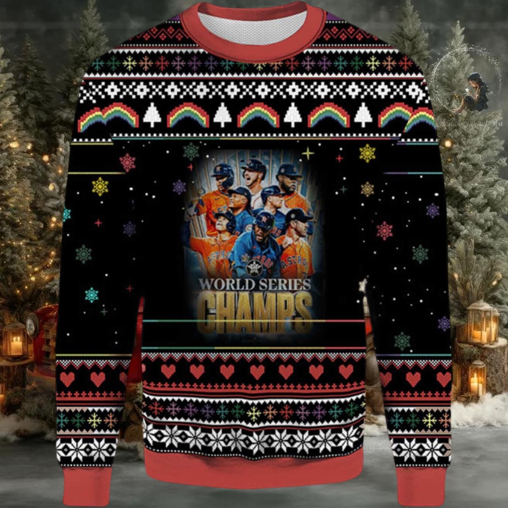 2025 Houston Astros World Series Champs Ugly Christmas Sweater 2025 Houston Astros World Series Champs Ugly Christmas Sweater
