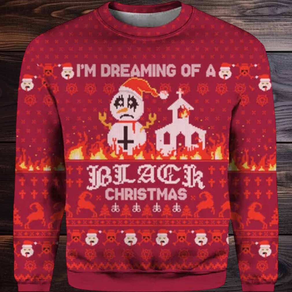 2025 I’m Dreaming Of A Black Christmas Ugly Sweater 2025 I’m Dreaming Of A Black Christmas Ugly Sweater
