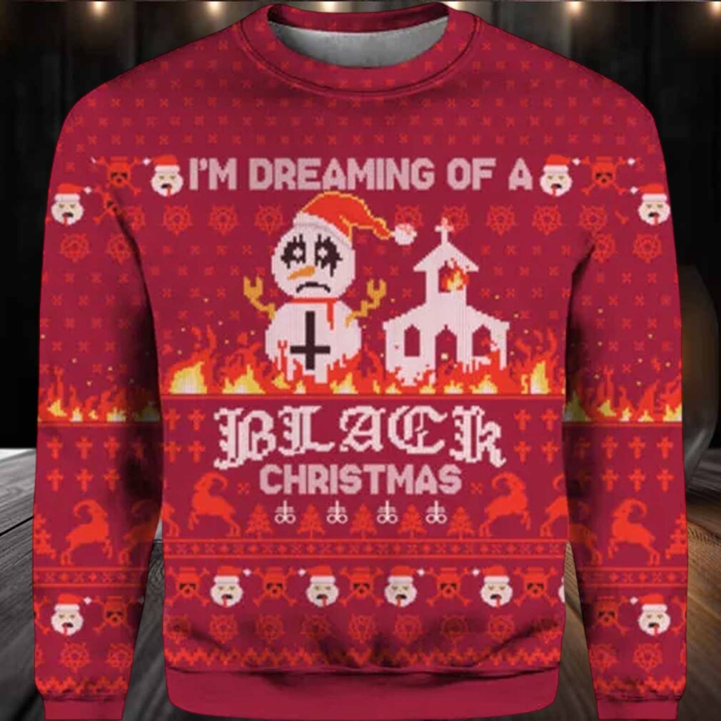 2025 I’m Dreaming Of A Black Christmas Ugly Sweater 2025 I’m Dreaming Of A Black Christmas Ugly Sweater