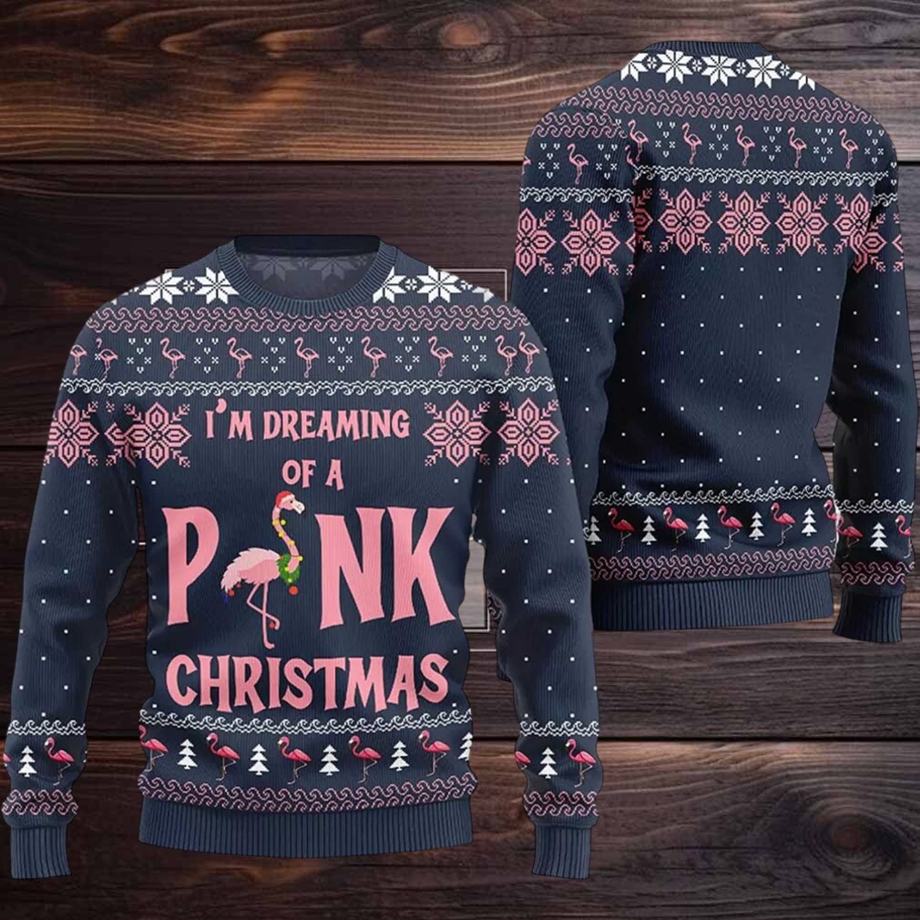 2025 I’m Dreaming Of Pink Christmas Flamingo Ugly Christmas Sweater 2025 I’m Dreaming Of Pink Christmas Flamingo Ugly Christmas Sweater