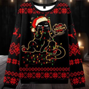 2025 It’s Fine I’m Fine EveryThing Is Fine Ugly Christmas Sweater