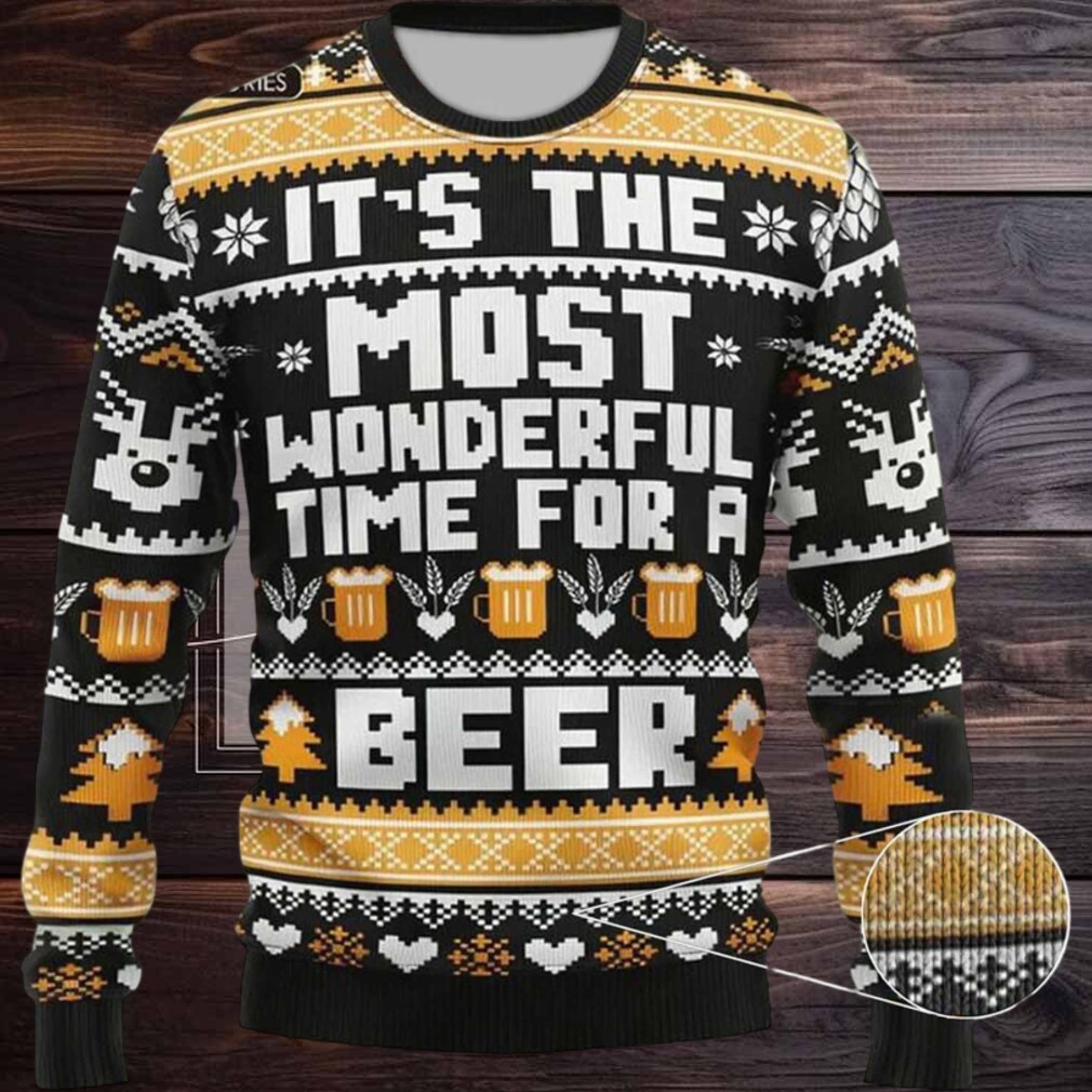 2025 It’s The Most Wonderful Time For A Beer Ugly Christmas Sweater 2025 It’s The Most Wonderful Time For A Beer Ugly Christmas Sweater