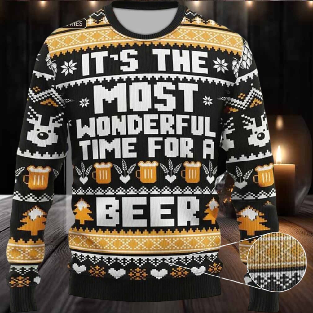 2025 It’s The Most Wonderful Time For A Beer Ugly Christmas Sweater 2025 It’s The Most Wonderful Time For A Beer Ugly Christmas Sweater