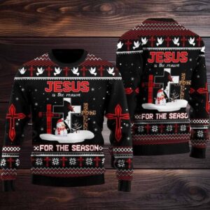 2025 Jesus The Reason for The Season Ugly Christmas Sweater 2025 Jesus The Reason for The Season Ugly Christmas Sweater