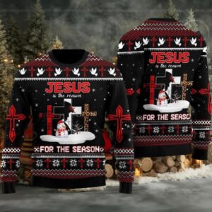 2025 Jesus The Reason for The Season Ugly Christmas Sweater