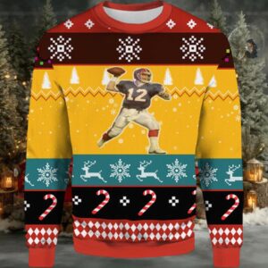 2025 Jim Kelly Bills Ugly Christmas Sweater