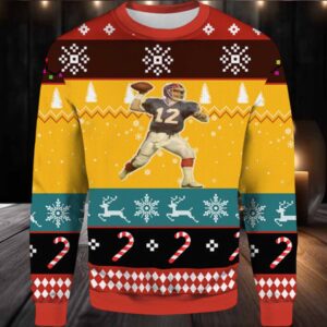 2025 Jim Kelly Bills Ugly Christmas Sweater