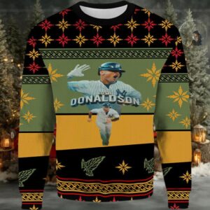2025 Josh Donaldson New York Yankees Ugly Christmas Sweater