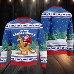 2025 Merry Kangaroomas Ugly Christmas Sweater