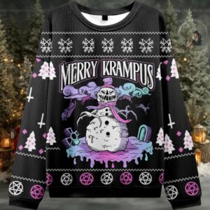 2025 Merry Krampus Ugly Christmas Sweater