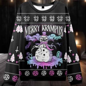 2025 Merry Krampus Ugly Christmas Sweater
