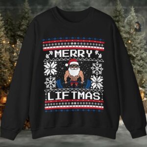 2025 Merry Liftmas Ugly Christmas Sweater