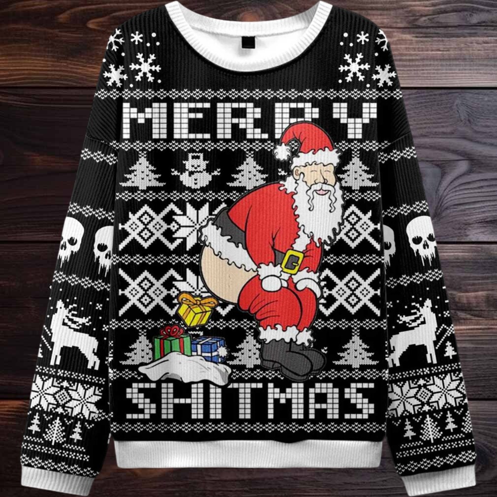 2025 Merry Shitmas Ugly Christmas Sweater 2025 Merry Shitmas Ugly Christmas Sweater