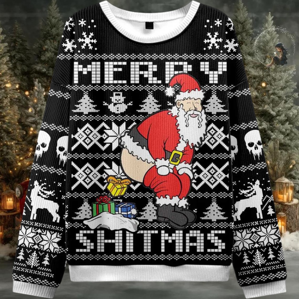 2025 Merry Shitmas Ugly Christmas Sweater 2025 Merry Shitmas Ugly Christmas Sweater