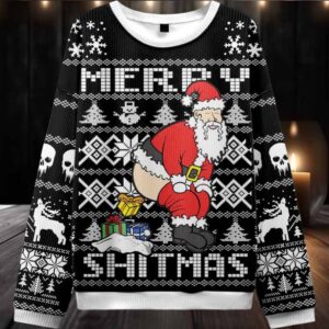 2025 Merry Shitmas Ugly Christmas Sweater