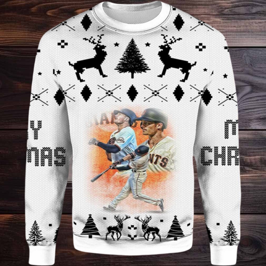 2025 Mike Yastrzemski San Francisco Giants Ugly Christmas Sweater 2025 Mike Yastrzemski San Francisco Giants Ugly Christmas Sweater