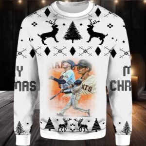 2025 Mike Yastrzemski San Francisco Giants Ugly Christmas Sweater