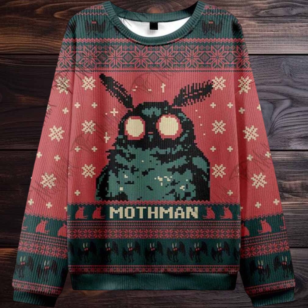2025 Mothman Ugly Christmas Sweater 2025 Mothman Ugly Christmas Sweater