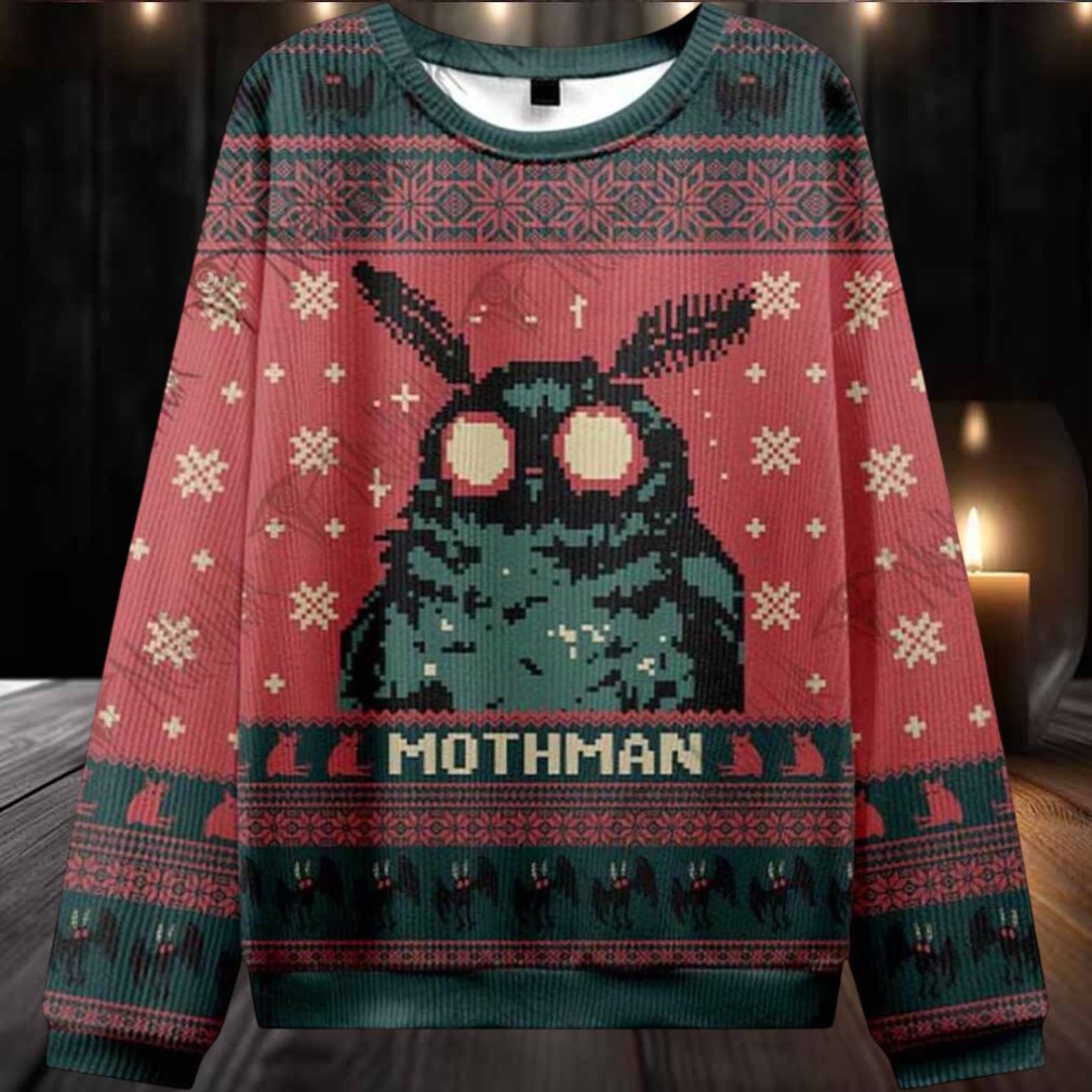 2025 Mothman Ugly Christmas Sweater 2025 Mothman Ugly Christmas Sweater