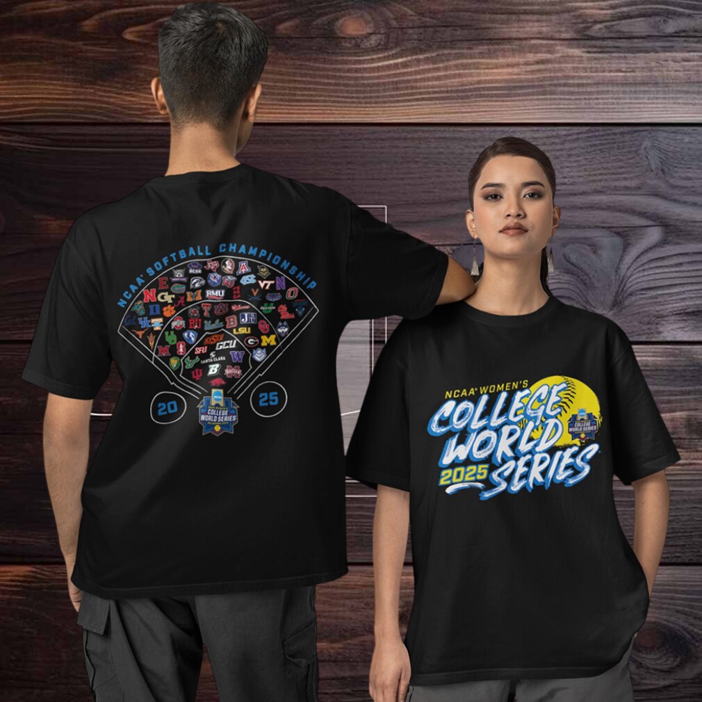 2025 NCAA Softball Women’s College World Series Two sided T shirt 2025 NCAA Softball Women’s College World Series Two sided T shirt