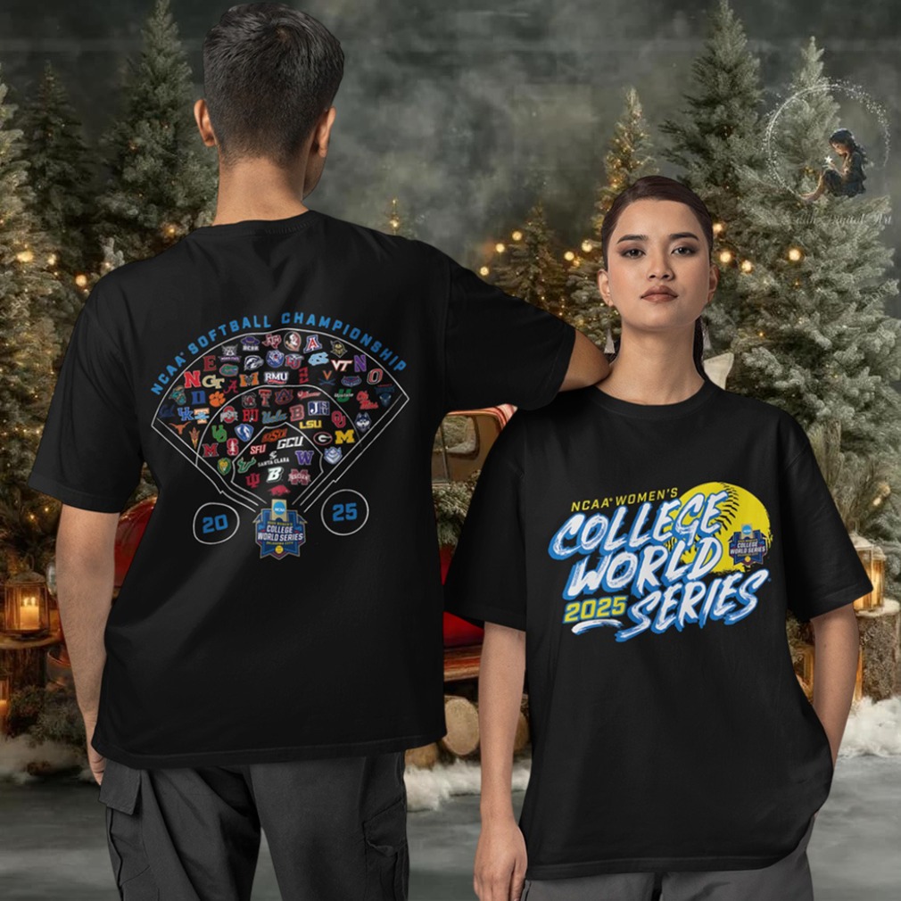 2025 NCAA Softball Women’s College World Series Two sided T shirt 2025 NCAA Softball Women’s College World Series Two sided T shirt