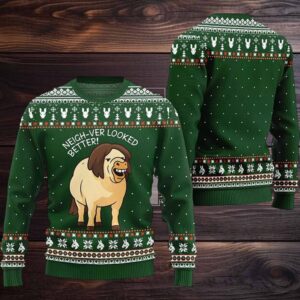 2025 Neigh Ver Looked Better Ugly Christmas Sweater 2025 Neigh Ver Looked Better Ugly Christmas Sweater