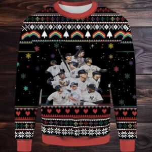 2025 New York Yankees Special Team Ugly Christmas Sweater 2025 New York Yankees Special Team Ugly Christmas Sweater